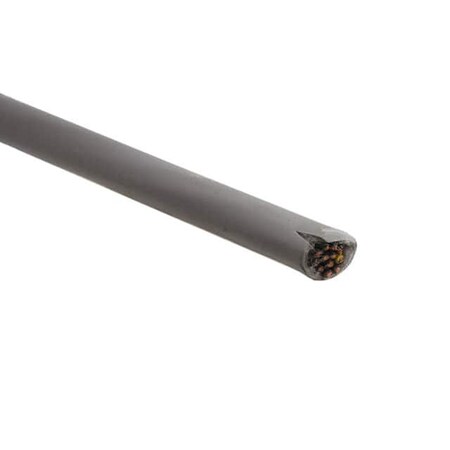 Alpha Wire Wire Connector, 17 AWG Max, Gray, PVC Insulation, 500 V 470121YY-GE033